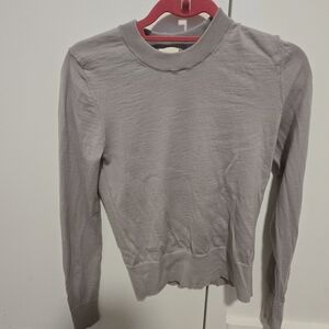 Gray Long Sleeve Sweater